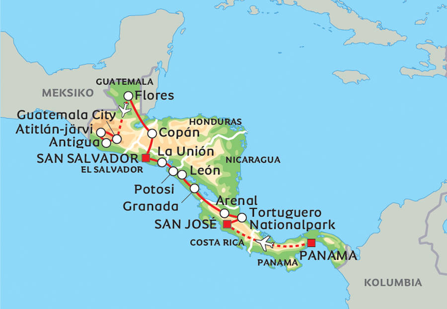 Albatros Keskiamerikka Matkoja moneksi vuodeksi