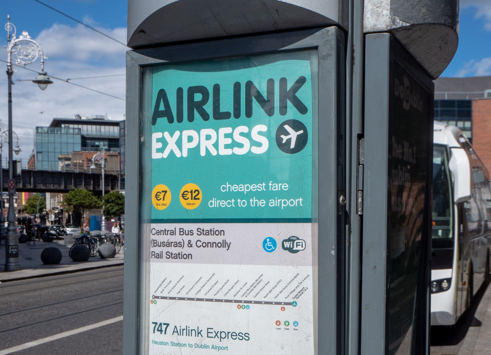 Airlink Express Dublin Skotlanti, Belfast, Dublin kustannukset