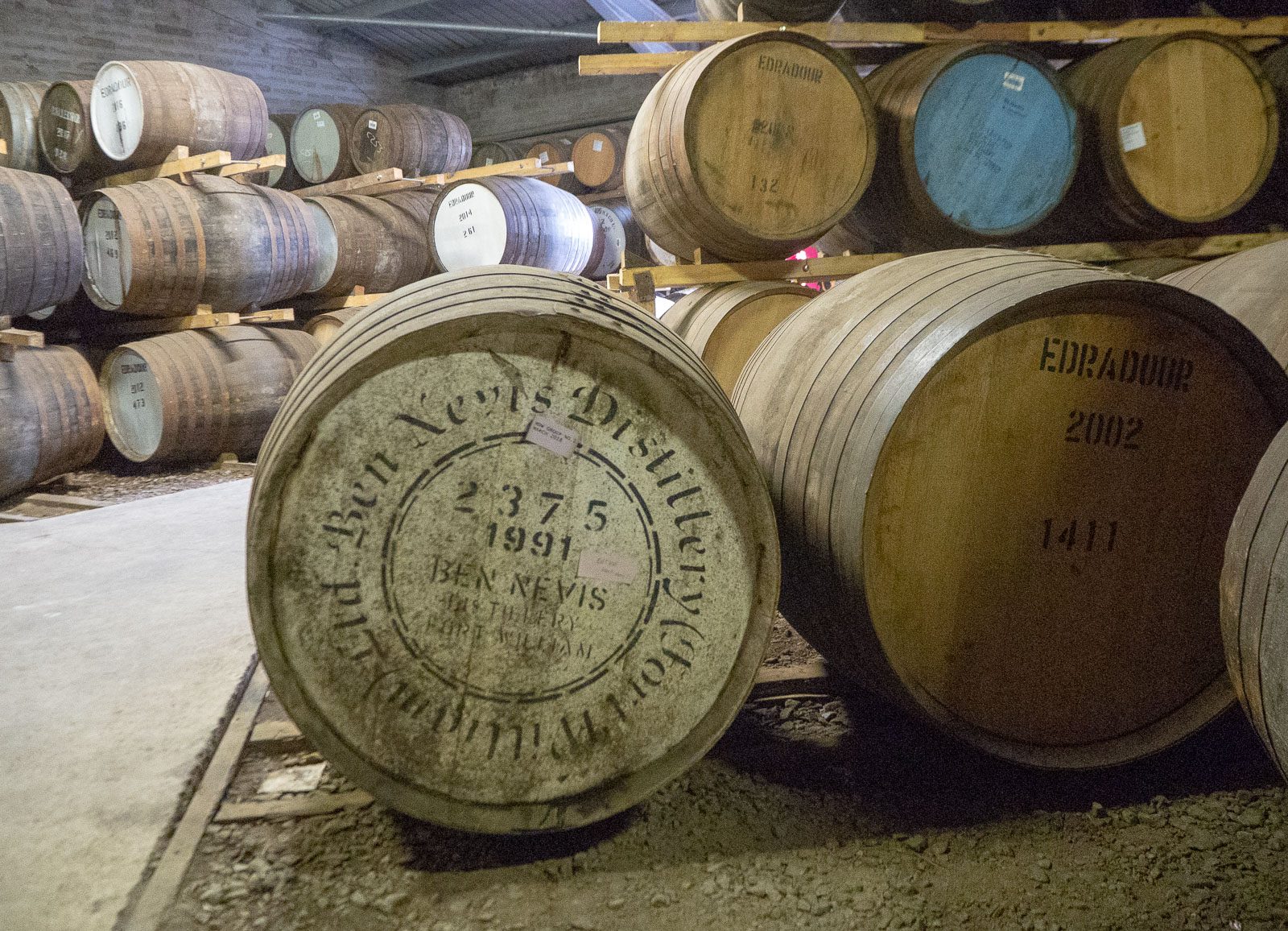 Edradour viskitislaamo Skotlanti