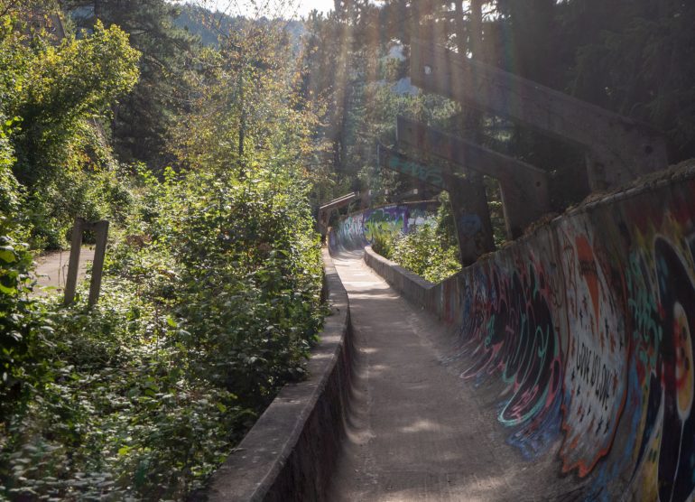 Sarajevo hylätty kelkkarata