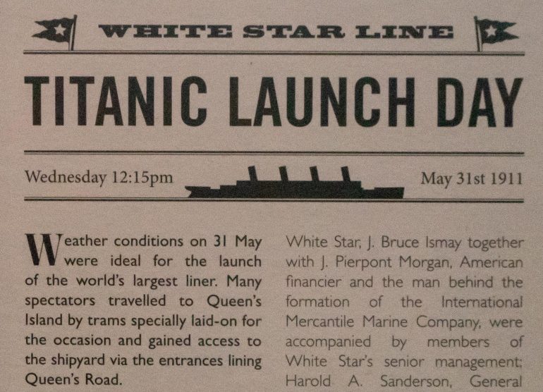 Titanic museo Belfast