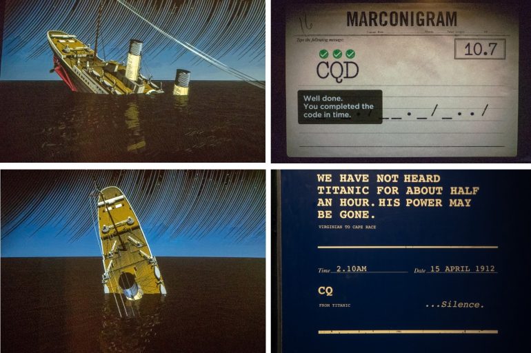 Titanic sinking Titanic museo Belfast