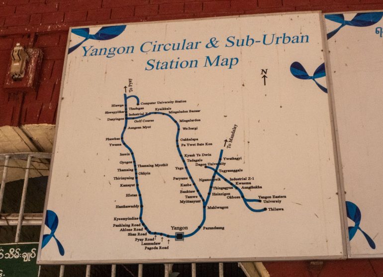 Circular Train Yangon