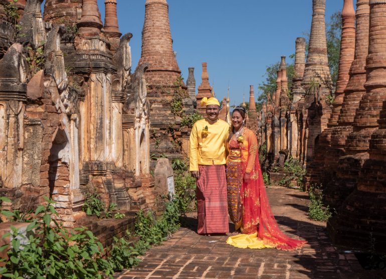 Prewedding pictures Inle Matkusta Myanmariin