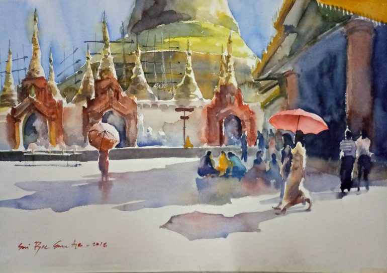 Shwedago pagoda Yangon Matkusta Myanmariin