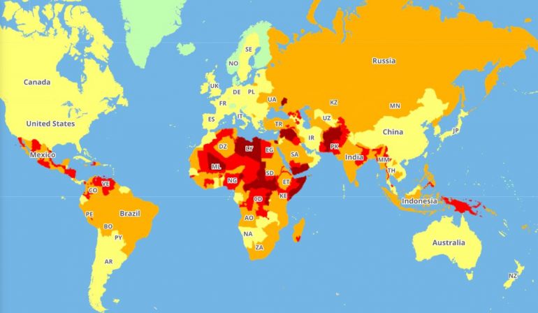 Security map 2019 13 maata, jonne emme matkusta