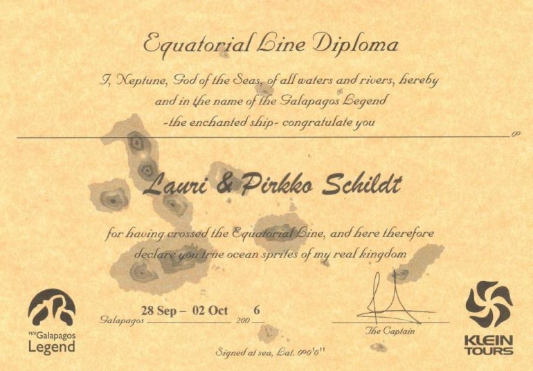 Equatorial Galapagos