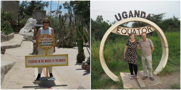 Päiväntasaajalla Ecuador ja Uganda
