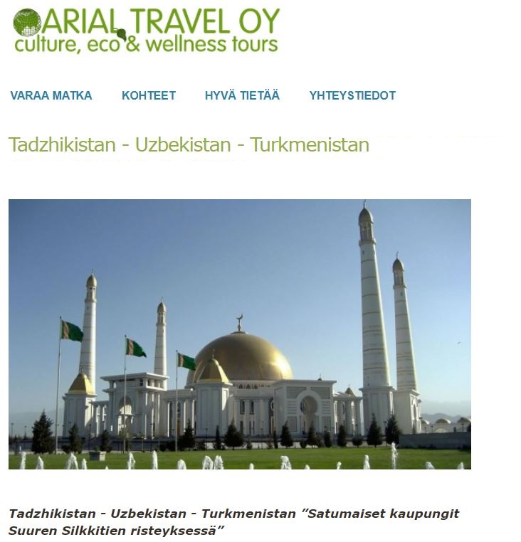Keski-Aasia Arial Travel