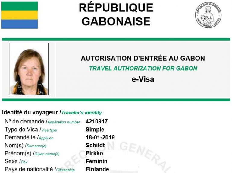 gabonin viisumi