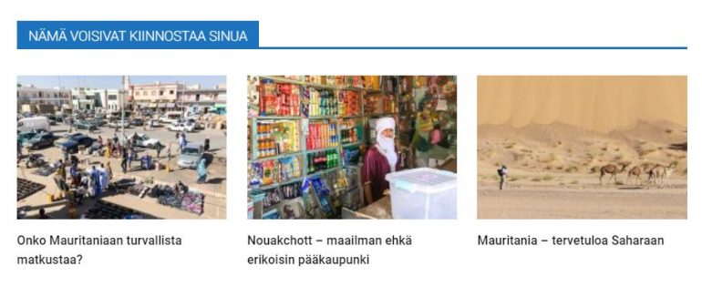 Kerran elämässä Mauritania