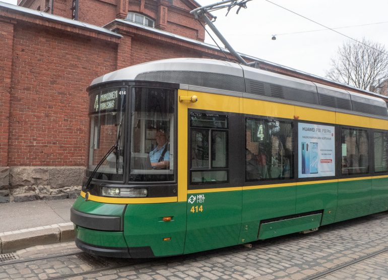 Katajanokka raitiovaunulla