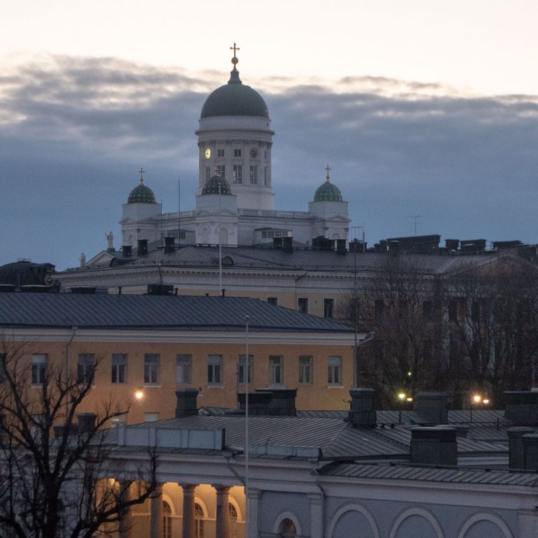 Helsinki by night