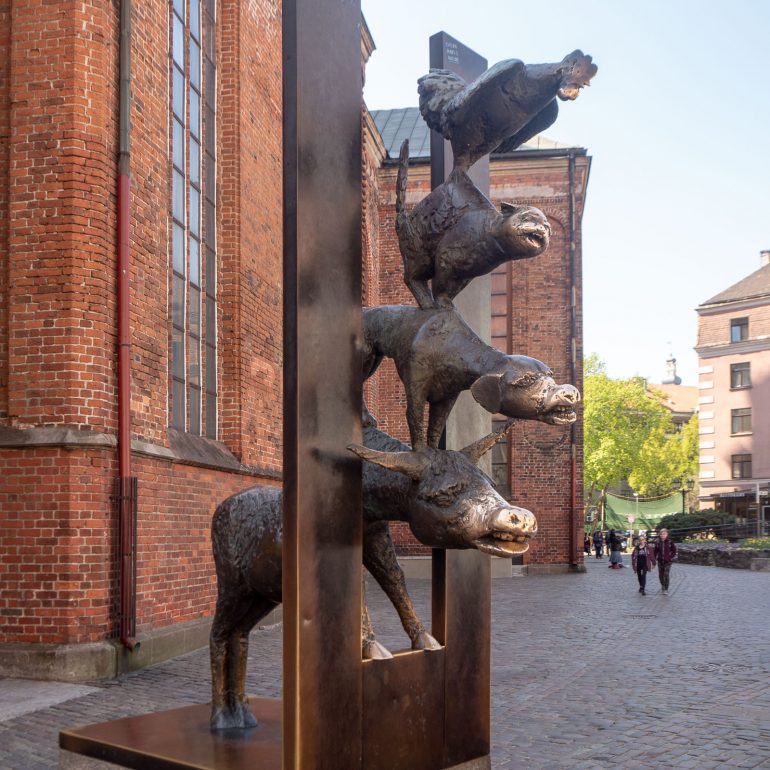 Bremenin soittoniekat Riika nähtävyyksiä ja kahviloita