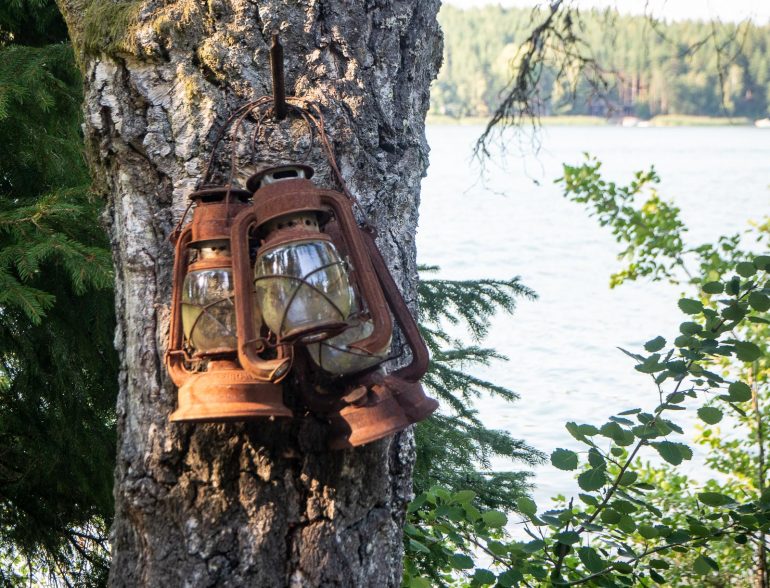 Rantalaavu iltatunnelmaa