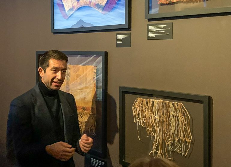 Inti Ligabue ja inkojen solmukirjoitusta