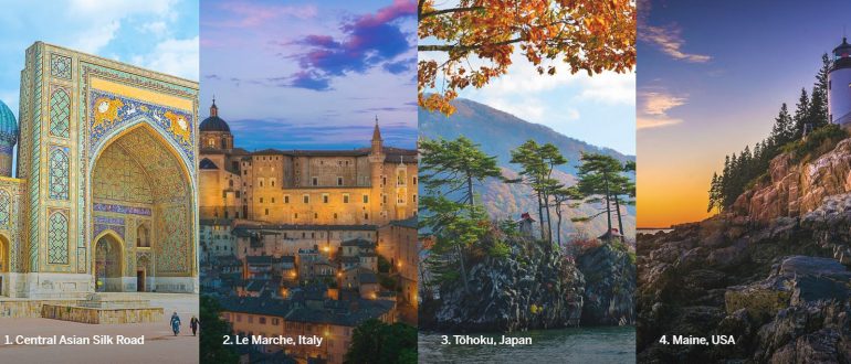 Alueet 2020 Vuoden 2020 parhaat matkakohteet