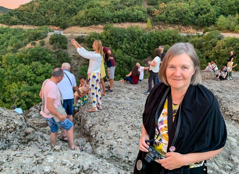 Meteora auringonlasku