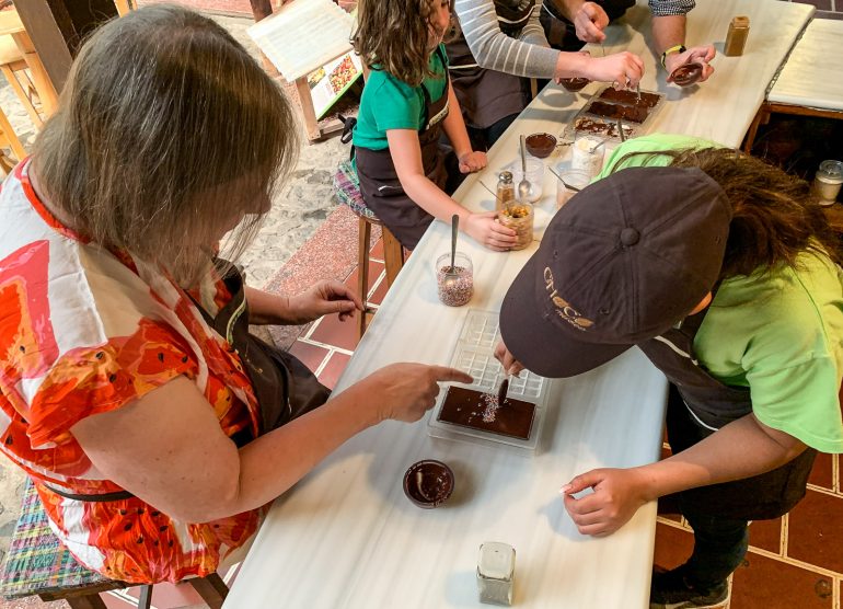 Suklaakurssilla Antiguassa