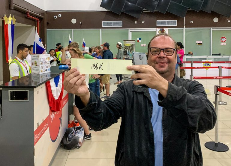 Matkatavaroiden kilomäärä Keski-Amerikan kiertomatkan kustannukset