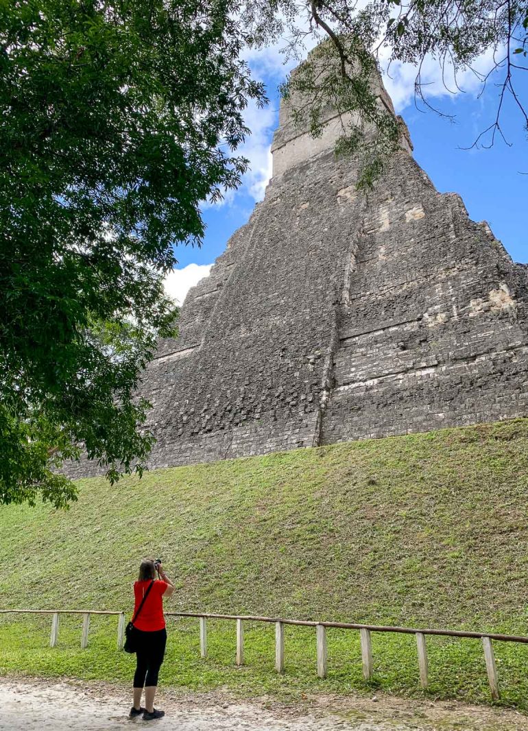 Temple I Tikalin mayaraunioilla