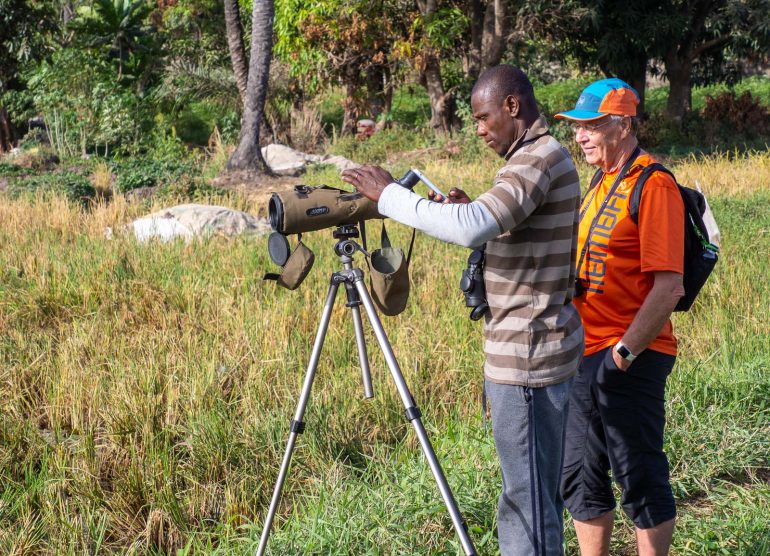 Linturetkellä Gambiassa