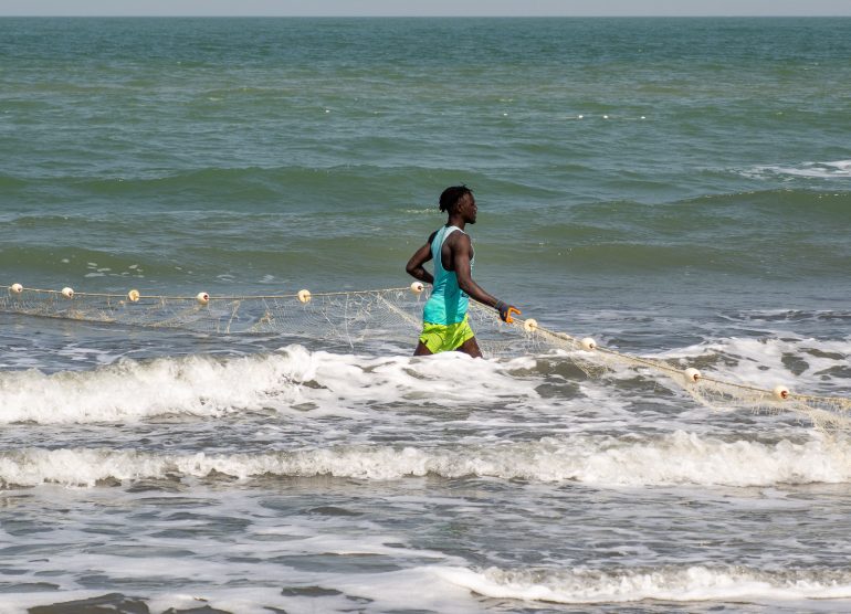 Kalastusta Gambiassa