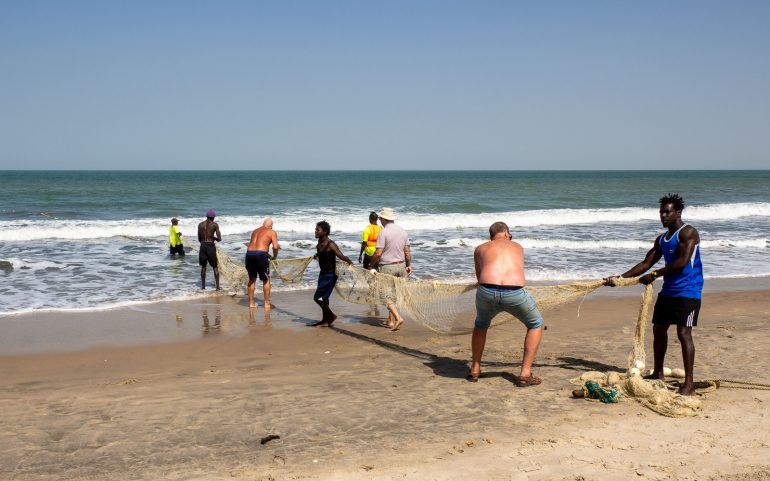 Kalastusta Gambiassa