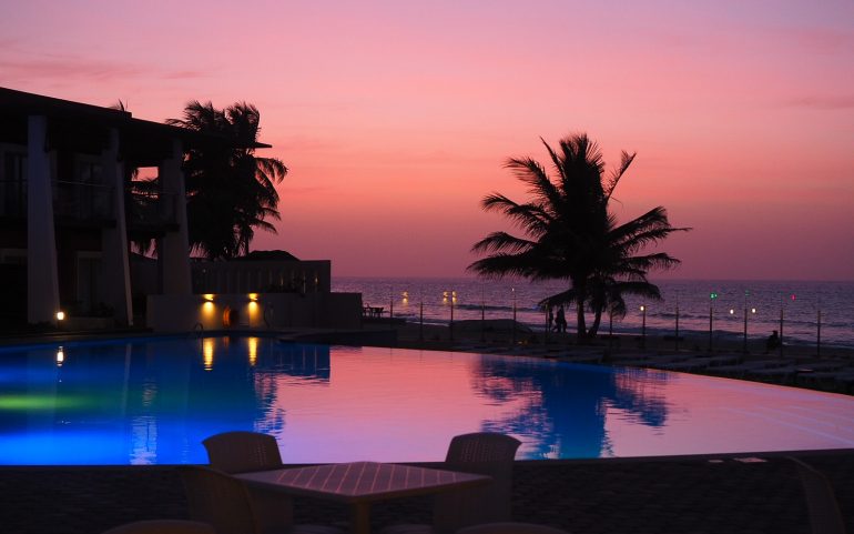 Auringonlasku Gambia