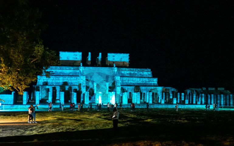 Chichen Itza Light Show