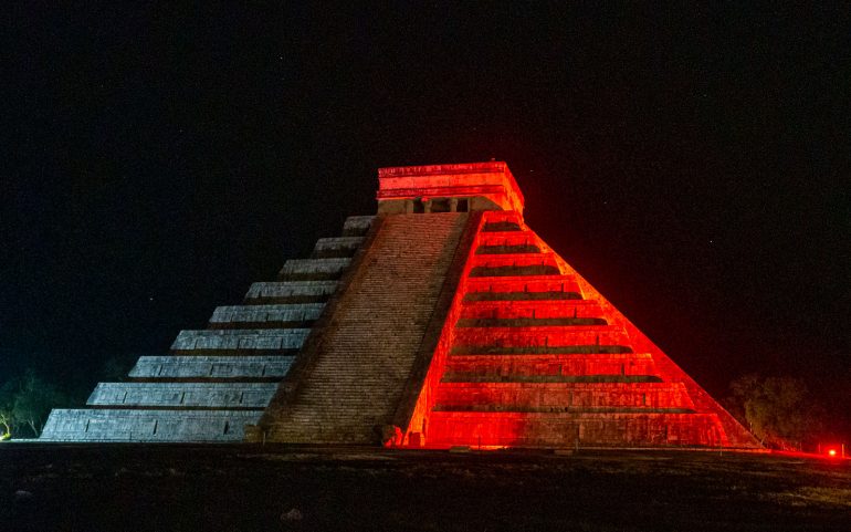 Chichen Itza Light Show
