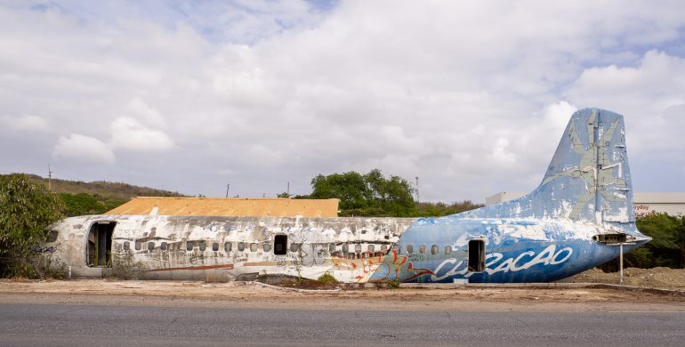 Lentokoneromu Curacao