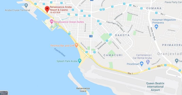 Hotellialueen kartta