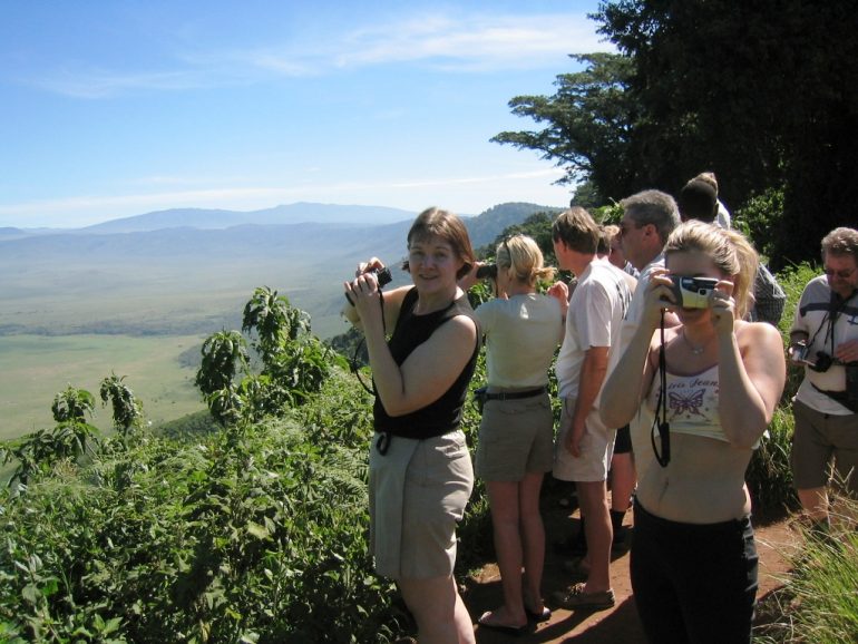 Ngorongoron laidalla