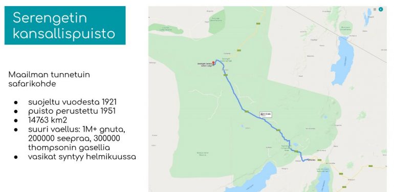 Aventuran safari-ilta Serengeti