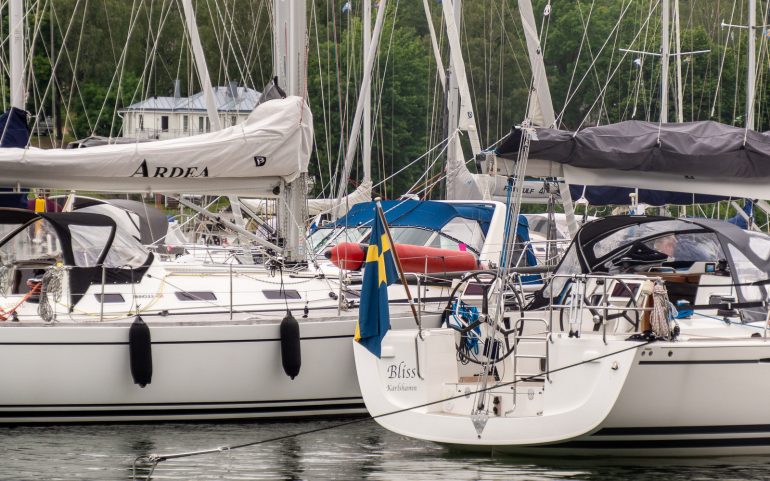 Länsisatama Maarianhamina Päivä Ahvenanmaalla