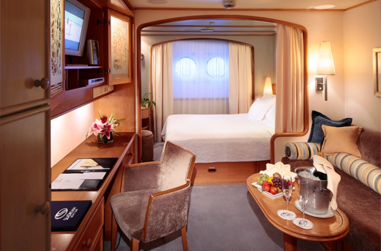 Seadream hytti Seadream risteily Norja