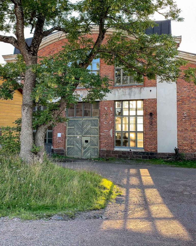 Suomenlinna heijastus Kuvauspäivä Suomenlinnassa