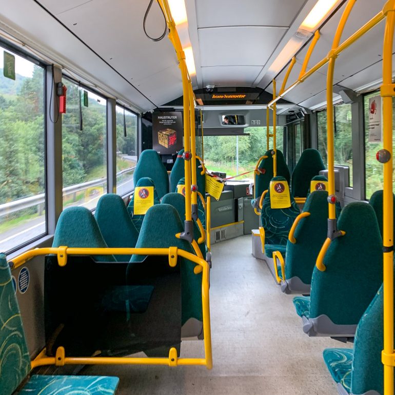 Korona-ajan bussi Norjassa Norja kustannustaso