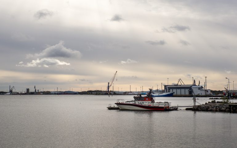 Reposaari näkymä Eikanpuistosta