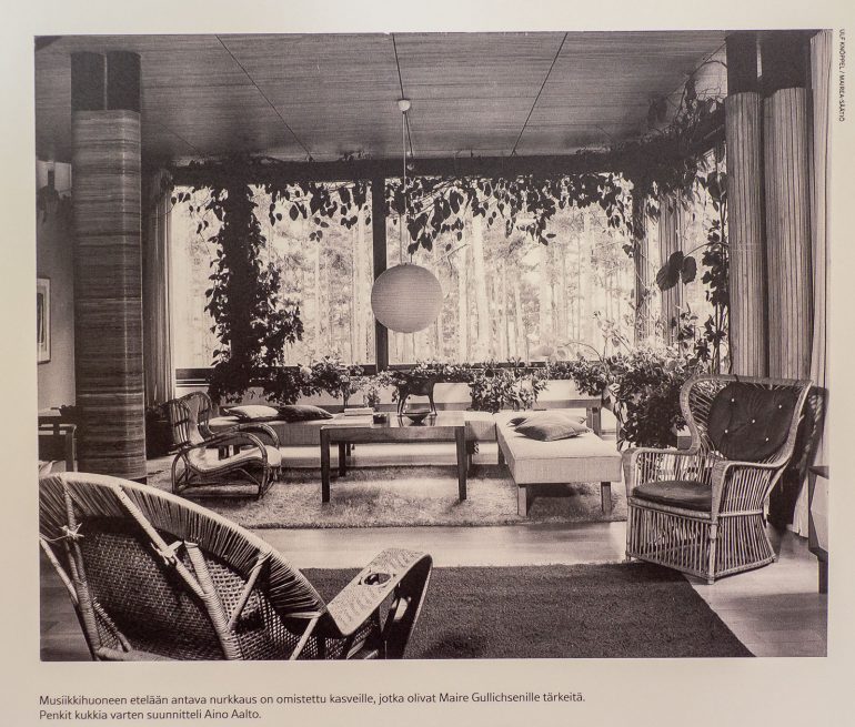 Villa Mairea musiikkihuone