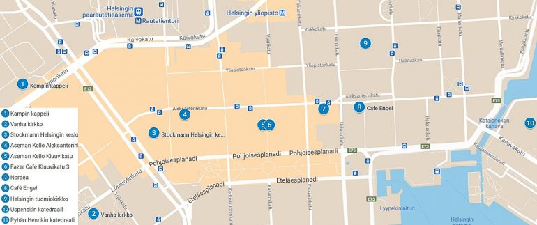 jouluseimet kartalla