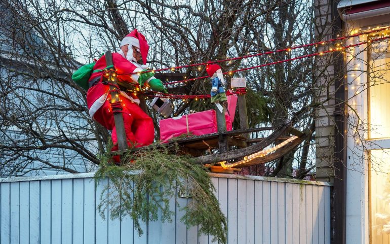 Hanko joulukatu Joulu Hangossa